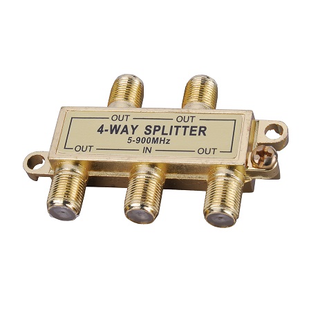 CPZ4 Vanco Splitter 4 Way with Grid Block 75 Ohm