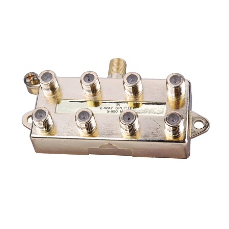 CPZ8 Vanco Splitter 8 Way with Grounding Block 75 Ohm