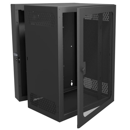 CWR-18-22VD Middle Atlantic 18U Wall Mount Rack with Vented Door 20" Useable Depth - 50 Rack Screws Included