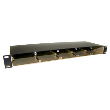 CX452 Nitek Modular Card Cage - Black w/ Fuse Power Supply - 1RU High
