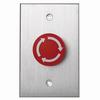 Show product details for 919-MA x 40 Dormakaba Rutherford Controls Rotary Release - Brushed Anodized Dark Bronze Faceplate - Red Cap