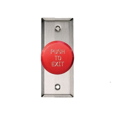 991NR-PTD x 40 Dormakaba Rutherford Controls 991 Pneumatic Time Delay Exit Pushbutton