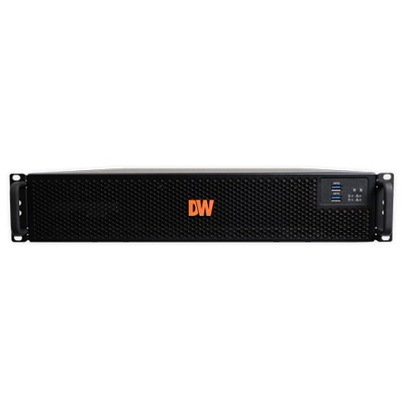 DW-BJPR2U64T-LX Digital Watchdog 2U Rack NVR 600Mbps Max Throughput - 64TB w/ 1 x 4 Channel License - Linux Ubuntu