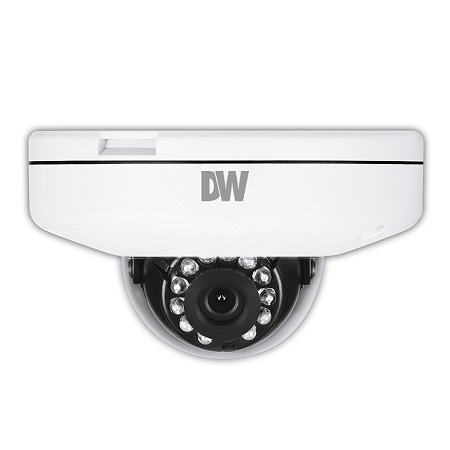 DWC-MPF2Wi4TW Digital Watchdog 4mm 30FPS @ 1080p Outdoor IR Day/Night WDR Dome IP Security Camera 12VDC/POE