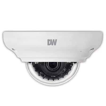 DWC-MV75Wi4TW Digital Watchdog 4mm 30FPS @ 5MP Outdoor IR Day/Night WDR Dome IP Security Camera 12VDC/PoE