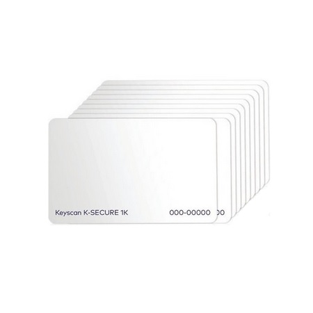 K-SECURE1K10 Dormakaba Rutherford Controls Keyscan 1K Memory ISO Contactless Secure Smartcard - 10 Pack