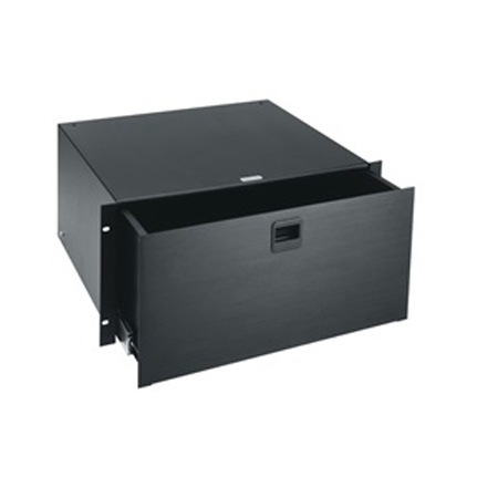 D5 Middle Atlantic 5-Space 8 3/4 Inch Rack Drawer - Black Brushed Finish