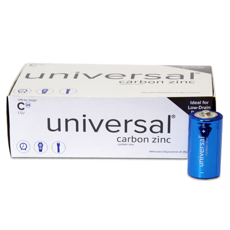 D5324 UPG Universal C Carbon Zinc 1.5V Bulk Cylindrical Battery