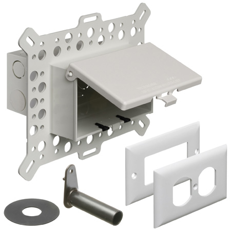 DBHM1BR Arlington Industries Horizontal Recept Box - Bronze