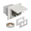 Show product details for DBHR1W Arlington Industries 1-Gang Horizonta In Box White