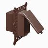 Show product details for DBVM1BR Arlington Industries Bronze O/D Recessed Electrical Box