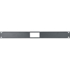 Show product details for DECP-1X1 Middle Atlantic 1 Space Decora Panel for (1) Decora Device