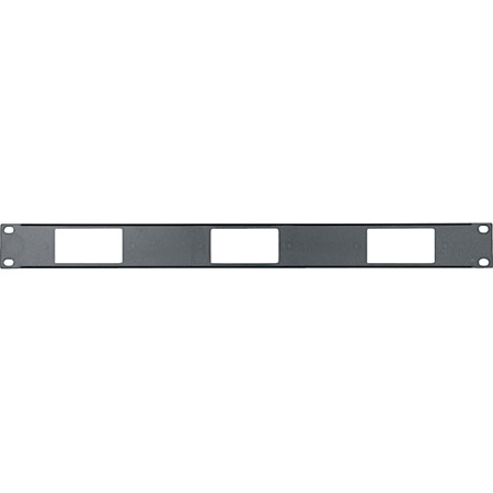 DECP-1X3 Middle Atlantic 1 Space Decora Panel for (3) Decora Device