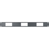 Show product details for DECP-1X3 Middle Atlantic 1 Space Decora Panel for (3) Decora Device