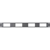 Show product details for DECP-1X4 Middle Atlantic 1 Space DECP Decora Panel, Mounts 4