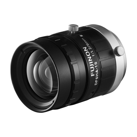 DF6HA-1S Fujinon 1.5MP 1/2" 6mm F1.2-F1.6 C Mount Manual Iris Lens