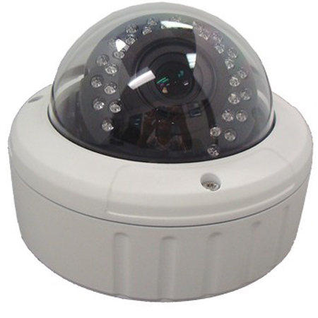 DH7622V Aleph 6-22mm Varifocal 700TVL Outdoor IR Day/Night Dome Security Camera 12VDC/24VAC