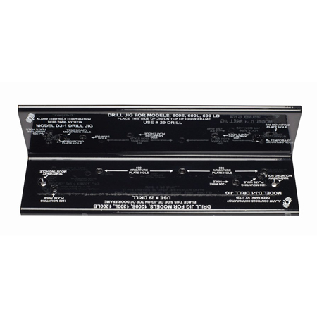 DJ-1 Alarm Controls Magnetic Lock Drill Jig with #29 Drill Bit