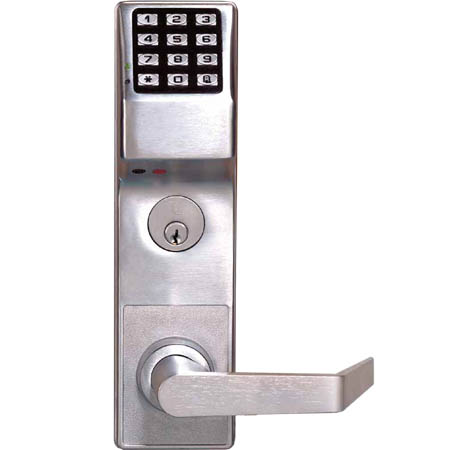 DL3500CRR-10B Alarm Lock Trilogy Electronic Digital Mortise Locks - Straight lever classroom function Right hand - Duronodic Finish
