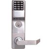 Show product details for DL3500CRR-3 Alarm Lock Trilogy Electronic Digital Mortise Locks - Straight lever classroom function Right hand - Polished Brass Finish