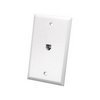 Show product details for DSLWP1 Vanco Wall Plate DSL Filter Ivory