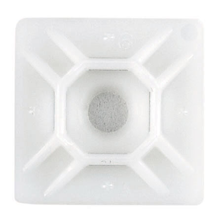 DT75S L.H. Dottie 3/4" X 3/4" Adhesive Mounting Bases - Natural - (Pack of 100)