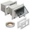 DVB1C Arlington Industries 1-Gang Vertical InBox Kit Clear