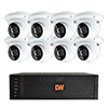 DW-DX1VSTK48 Digital Watchdog Blackjack DX NVR Kit 80Mbps Max Throughput - 4TB with 8 x 4MP 2.8mm Outdoor IR Turret IP Security Cameras - Preloaded DW Spectrum 8 Camera License