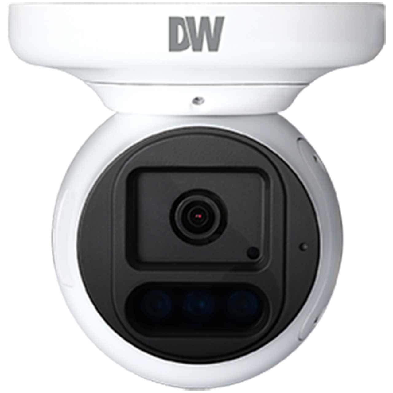 DWC-XSTD05Bi Digital Watchdog 2.8mm 30FPS @ 5MP Indoor/Outdoor IR Day/Night WDR Vandal Turret IP Security Camera 12VDC/PoE - Built-in Microphone