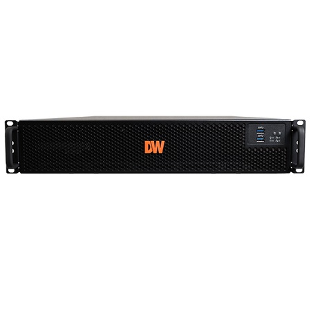 DW-BJP2U40T Digital Watchdog 2U Rack NVR 600Mbps Max Throughput - 40TB w/ 1 x 4 Channel License - Windows 10