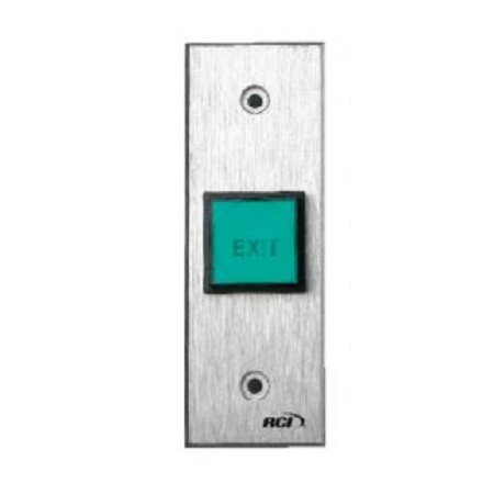 975N-MO-12V x 28 Dormakaba Rutherford Controls RCI Narrow Illuminated Exit Pushbutton Momentary 1-5/8" x 4-3/4" 12V