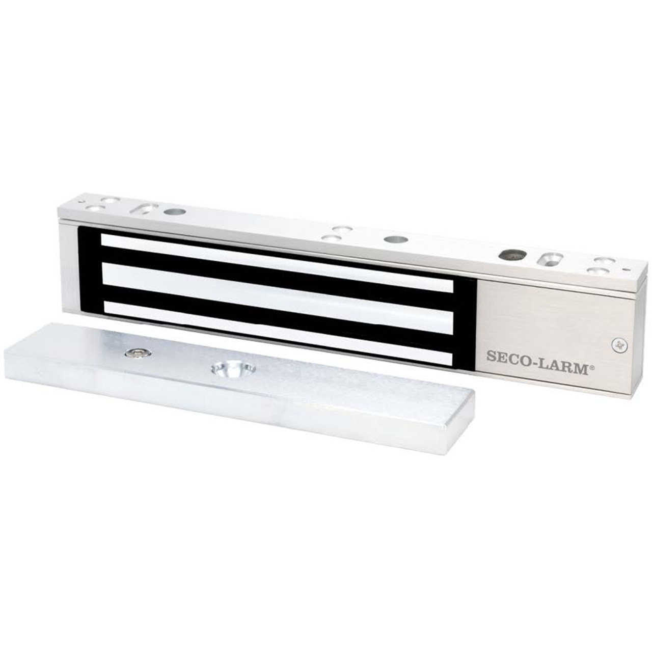 E-941SA-600PD Seco-Larm 600-lb Electromagnetic Lock w/ Bond Sensor, Status LED & Timer - UL Listed