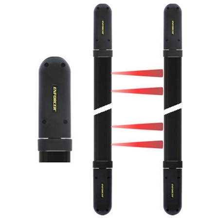 E-9661-6B190Q Seco-Larm Long-Range Barrier Sensor Six Pairs of Beams Black Enclosure