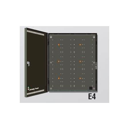 E4 LifeSafety Power 20" W x 24" H x 6.5" D Steel Electrical Enclosure - Black