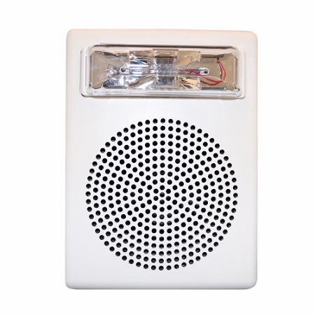E50-24MCW-ALW Cooper Wheelock 2W SPKR STRB,SQ,WALL, 24VDC,15/30/75/110CD,ALERT,WHT
