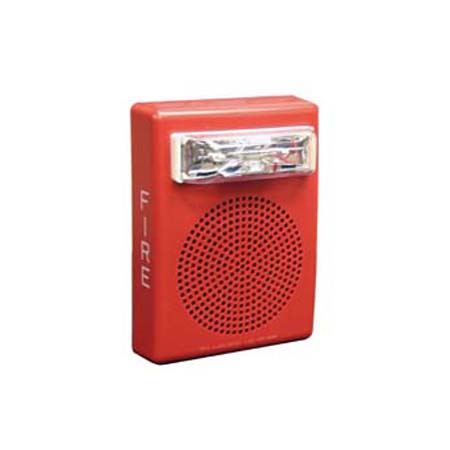 E50-24MCW-FW Cooper Wheelock 2W SPKR STRB,SQ,WALL,24VDC,15/30/75/110CD,WHT