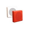 Show product details for E50-W Cooper Wheelock 2W SPKR,SQ,SEMI FLUSH,WALL,24VDC,WHT