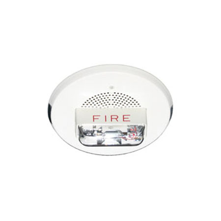 E90-24MCCH-FR Cooper Wheelock 2W SPKR STRB,RND,CEIL,H INT,24VDC,115/177CD,RD