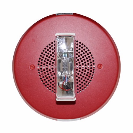 E90H-24MCC-ALR Cooper Wheelock 2W HF SPKR STR,RND,CEIL, 24VDC,15/30/75/95CD,ALERT,RED