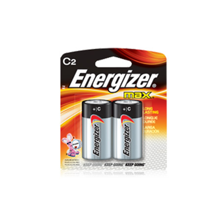 E93BP-2 Energizer Max - Alkaline - C Battery - 2 Pack