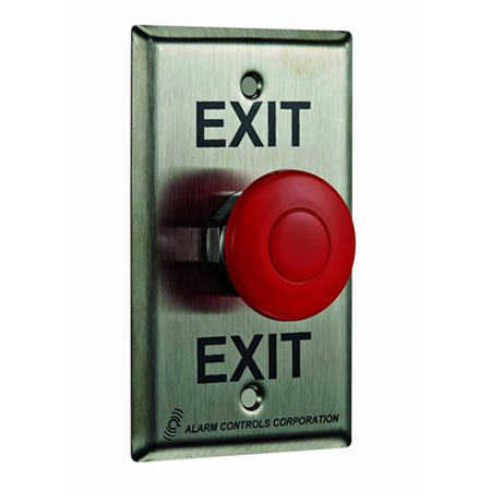 Alarm Controls Single Gang Push Buttons