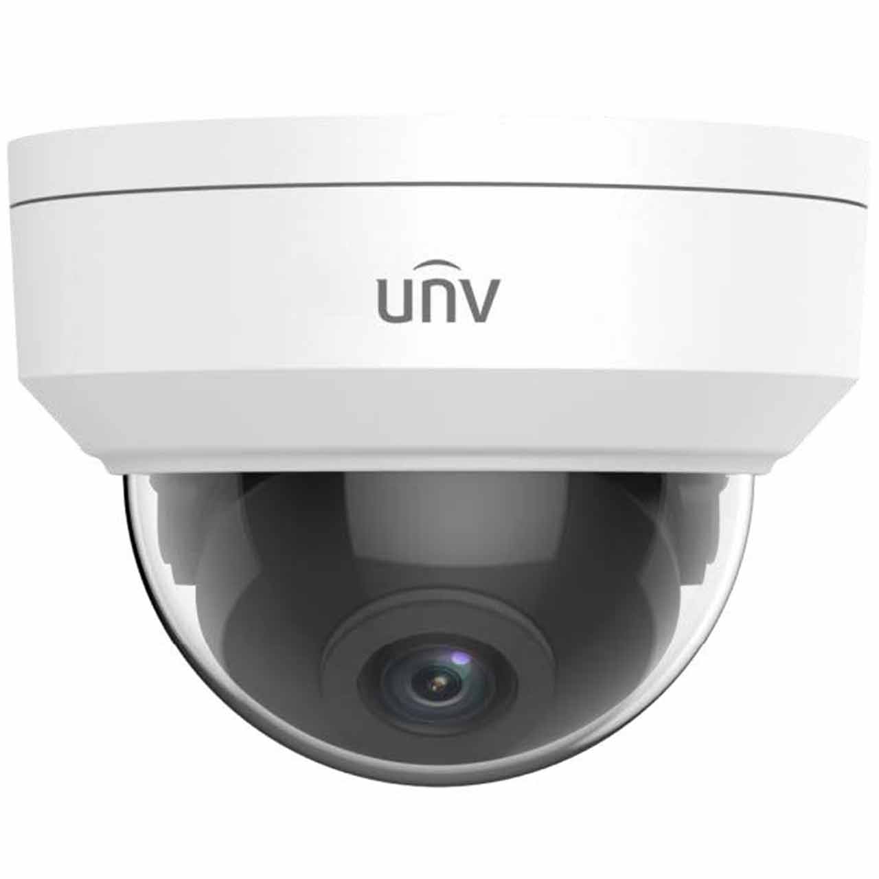 EC-D4F28M Uniview Prime I Series 2.8mm 20FPS @ 4MP Outdoor IR Day/Night DWDR Dome IP Security Camera 12VDC/PoE