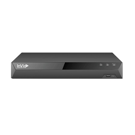 ED1A-8 InVid Tech 8 Channel HD-TVI/HD-CVI/AHD/Analog + 4 Channel IP DVR 96FPS @ 2MP - No HDD