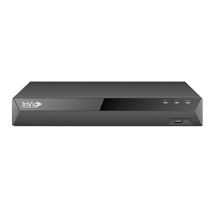 ED2A-8 InVid Tech 8 Channel HD-TVI/HD-CVI/AHD/Analog + 8 Channel IP DVR 120FPS @ 4MP - No HDD