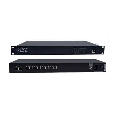 EERF8-GN3-R-RA-B KBC Network Ethernet and Power over UTP Switch 8 UTP RJ45 Ports