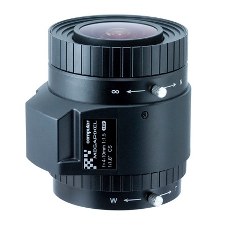 EG3Z0409FCS-MPWIR Computar CS-Mount 1/1.8" 4-10mm Varifocals F0.9 DC Iris 4K