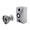 Show product details for EH301224A SDC EH30 4 5/8" Projection Surface Mount Door Holder 12 or 24VDC/AC - Chrome Powder Coat