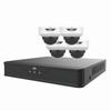 EK-S31P4D44T1-V3 Uniview Easy S3-P Series 4 Channel NVR 64Mbps Max Throughput - 1TB with 4 Port PoE with 4 x EC-D4F28M-V3 4MP Dome IP Security Camera