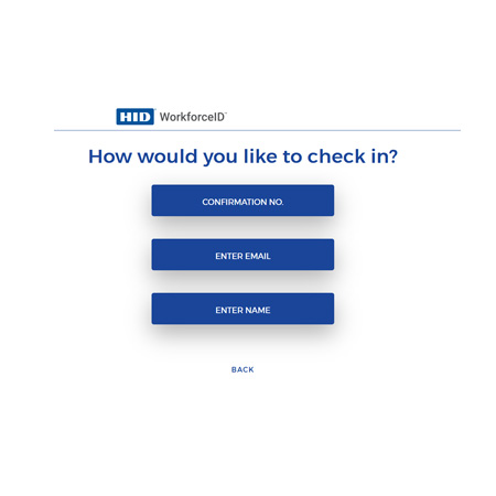 EL-97000-EKIOSK HID Web-Based Self-Registration Software