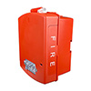 EL4XST-FR Cooper Wheelock Eluxa Outdoor Nema Type 4X Strobe with Back Box - Red with Clear Lens - FIRE Lettering on Side